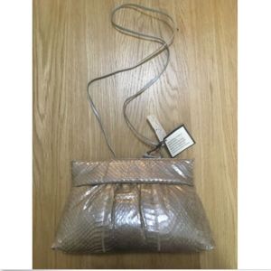 NWT Vintage Palizzio Genuine Reptile Handbag